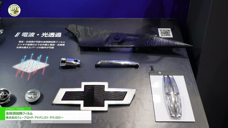 [IPF JAPÃO 2023] Filme decorativo com acabamento metálico - Tecnologia avançada Co. de Wavelock, Ltd.