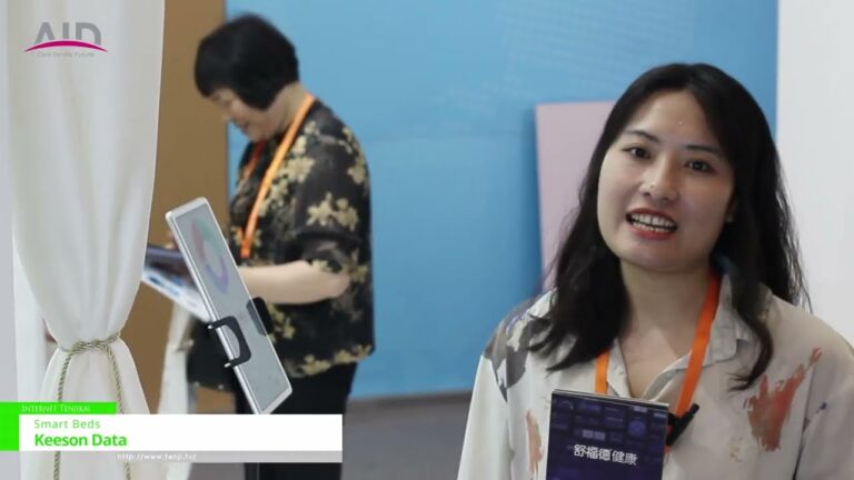 [CHINA AID 2024 - Exposição Internacional de Cuidados de Idosos, Medicina de Reabilitação e Cuidados de Saúde, Xangai] Camas inteligentes - Dados Keeson